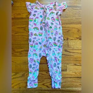 Little Bum Bums- Cap Sleeve Romper